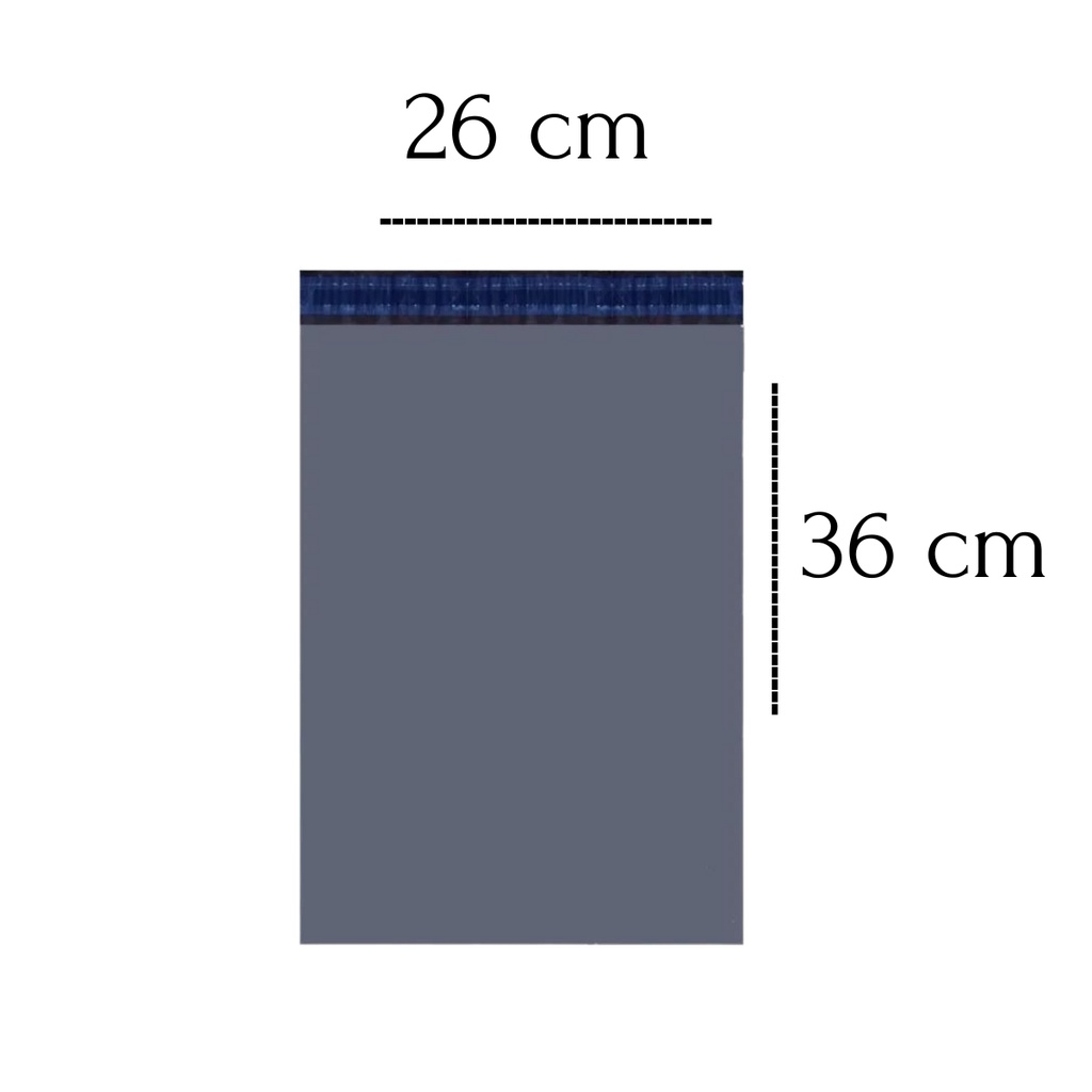 Embalagem Pl stica Correios Cinza 26x36 26 X 36 1000 Unidades Shopee 