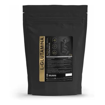 L - Glutamina 1Kg - 100% Pura Importada - Soldiers Nutrition