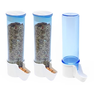2 Comedouros e 1 Bebedouro Automático Malha Fina Para Pássaros