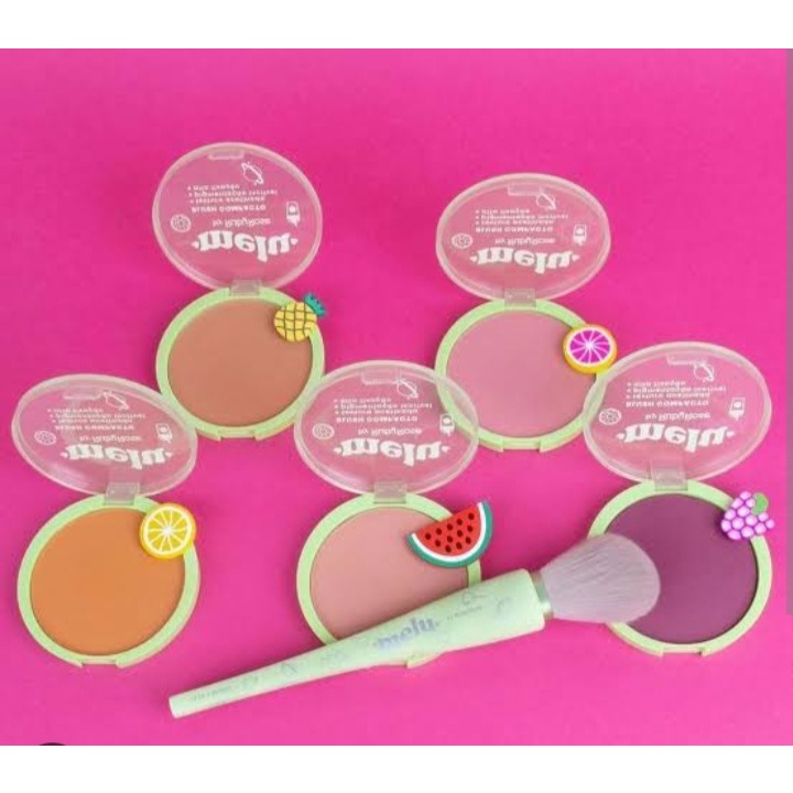 Blush Compacto Melu By Ruby Rose Vegano Rr G Shopee Brasil