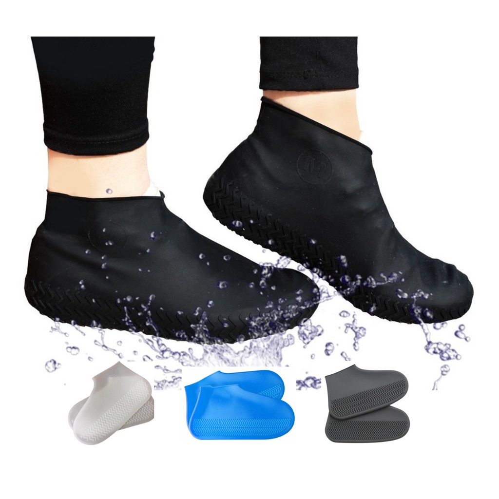 Capa de Chuva para Tênis Sapato Moto Silicone Impermeável TAMANHO MÉDIO