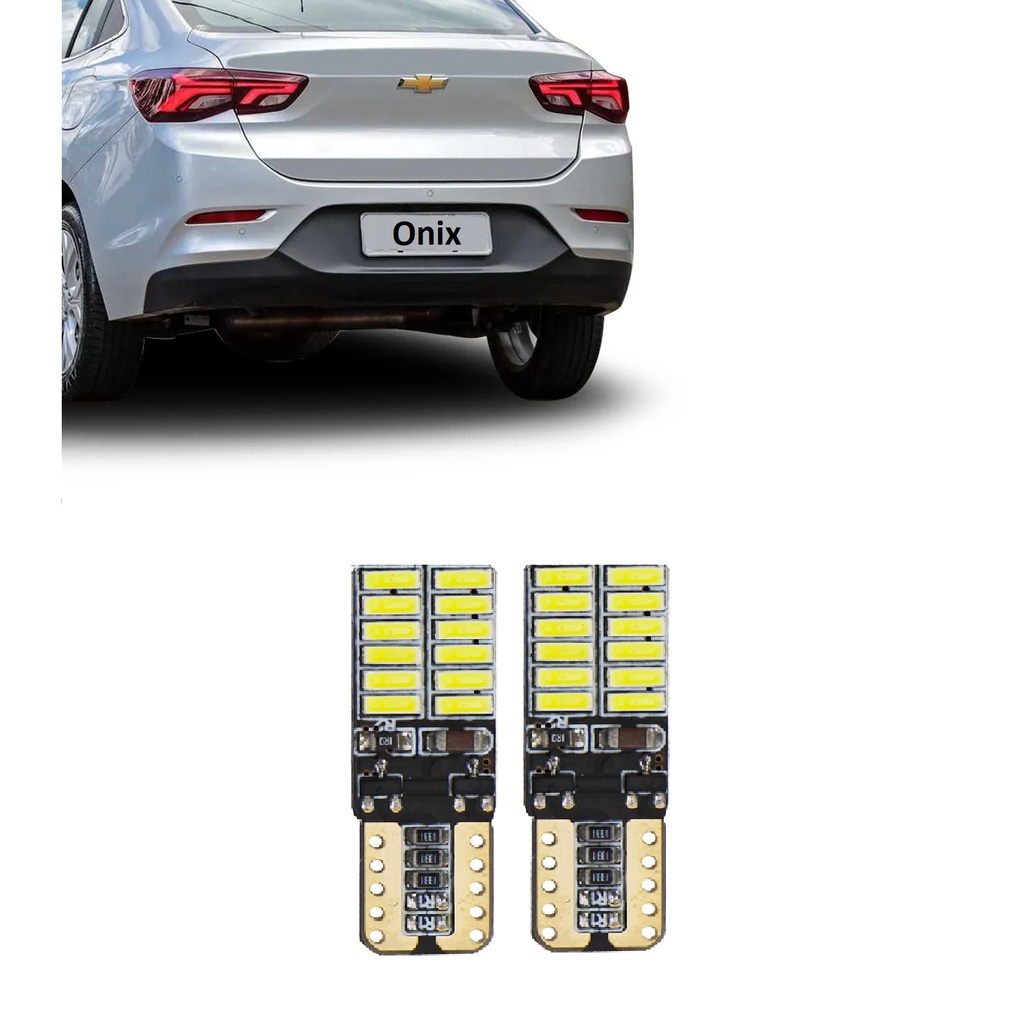 Lâmpada Led Onix 2020 2021 2022 Luz de Placa Canbus Shopee Brasil