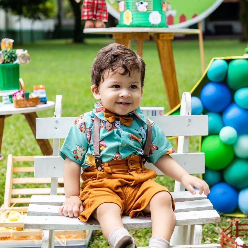 Roupa da fazendinha sales infantil