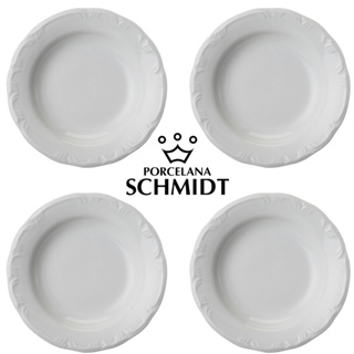 Prato Fundo Pomerode 23cm Schmidt M.114 - Kit c/ 4 peças