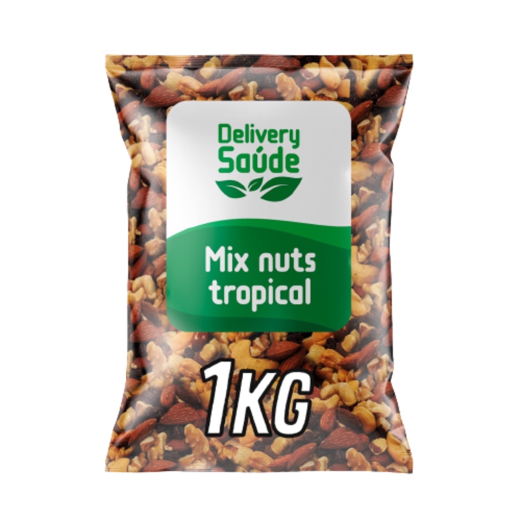 MIX PREMIUM NUTS 1KG Castanha de Caju/Castanha do Pará/Amêndoas/Nozes/Cranberry/Uva Passas/Amendoim