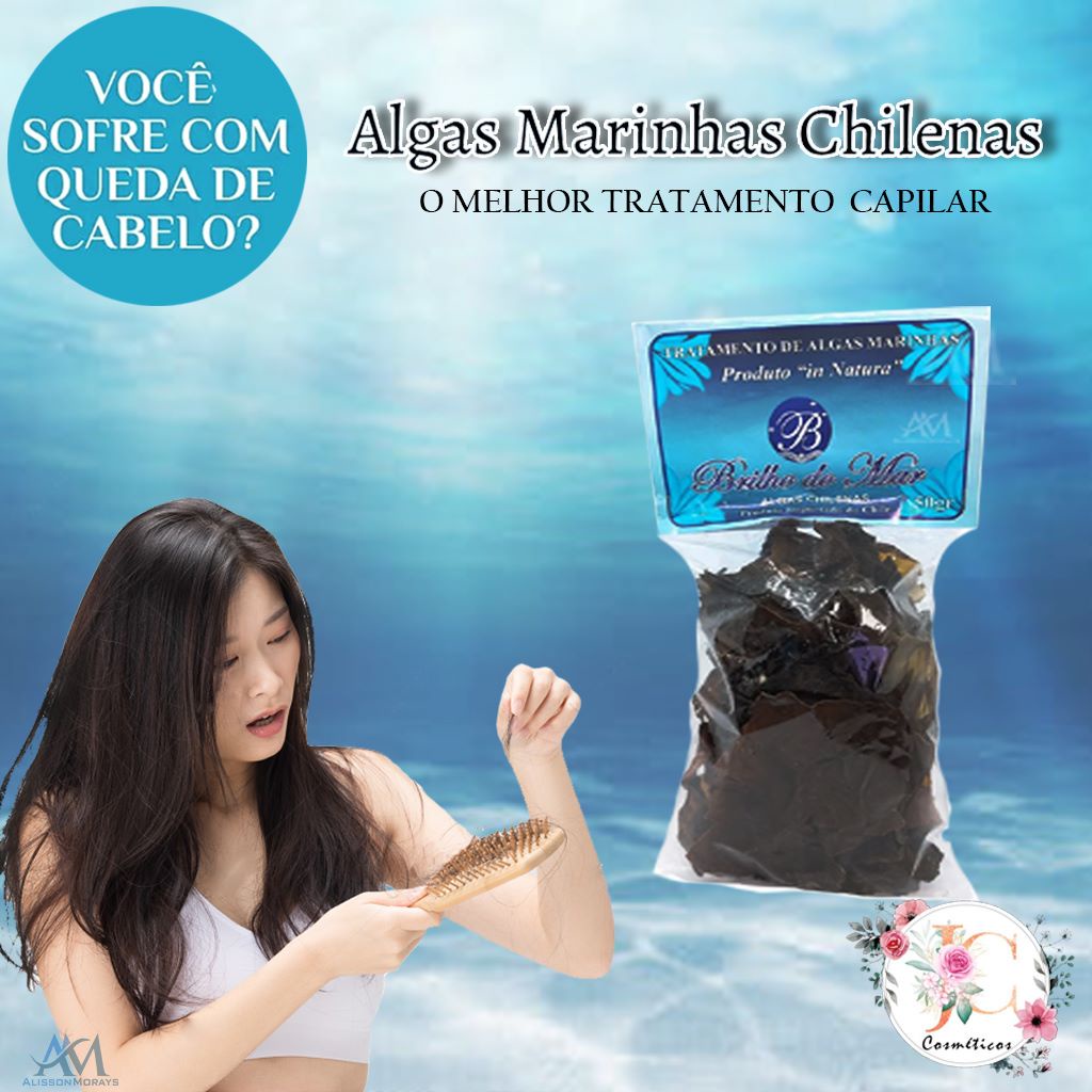 Tratamento Capilar Algas Marinhas chilenas 50g | Shopee Brasil