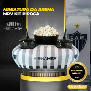 ALMOFADA KIT PIPOCA DUPLO ARENA MRV - PRODUTO LICENCIADO/OFICIAL