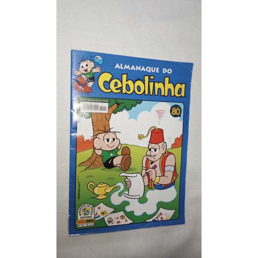 Gibi Almanaque Do Cebolinha Nº 56 Panini Comics 6364 Shopee