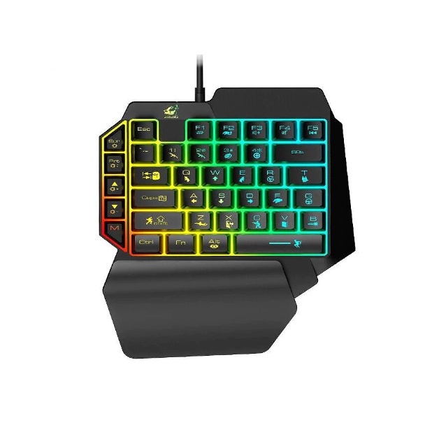 Teclado Gamer Redragon Karura B502 Brancoala Rgb Usb Abnt2