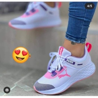 Tenis feminino puma telinha estilo conforto moda promocao barato