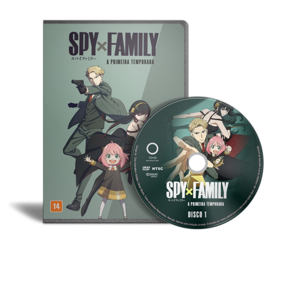 DVD Anime Spy x Family 1ª Temporada | Shopee Brasil
