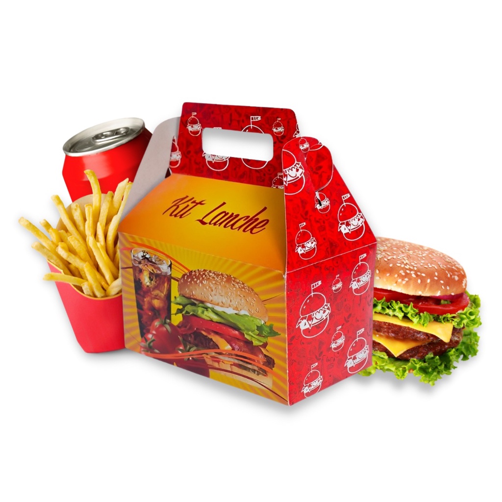 Embalagem Para Kit Lanche - 50 Unidades | Shopee Brasil