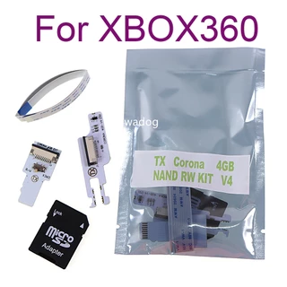 4G V4 SD Leitor De Cartões Host Para Xbox360 360 CORONA 4GB KIT NAND RW