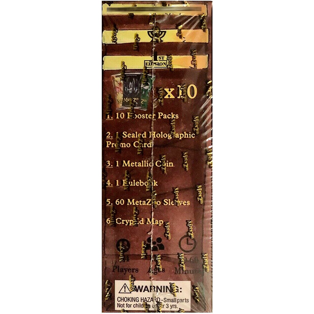 Metazoo Cryptid Nation Speel Book Booster Cartas Inglês | Shopee