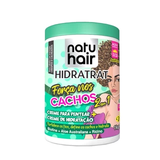 Creme para Pentear 2 em 1 Força nos Cachos NatuHair 1Kg