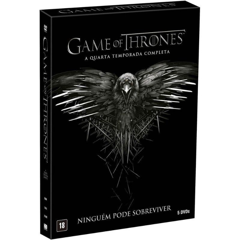 DVD Box Saga Game Of Thrones - A Quarta Temporada Completa - Original ...