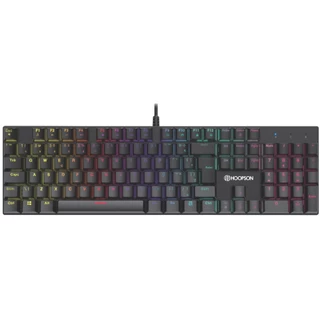 Teclado Gamer Mecanico Profissional LED Rainbow Teclado Gamer Iluminação LED RGB USB ABNT2 Hoopson MJ-91