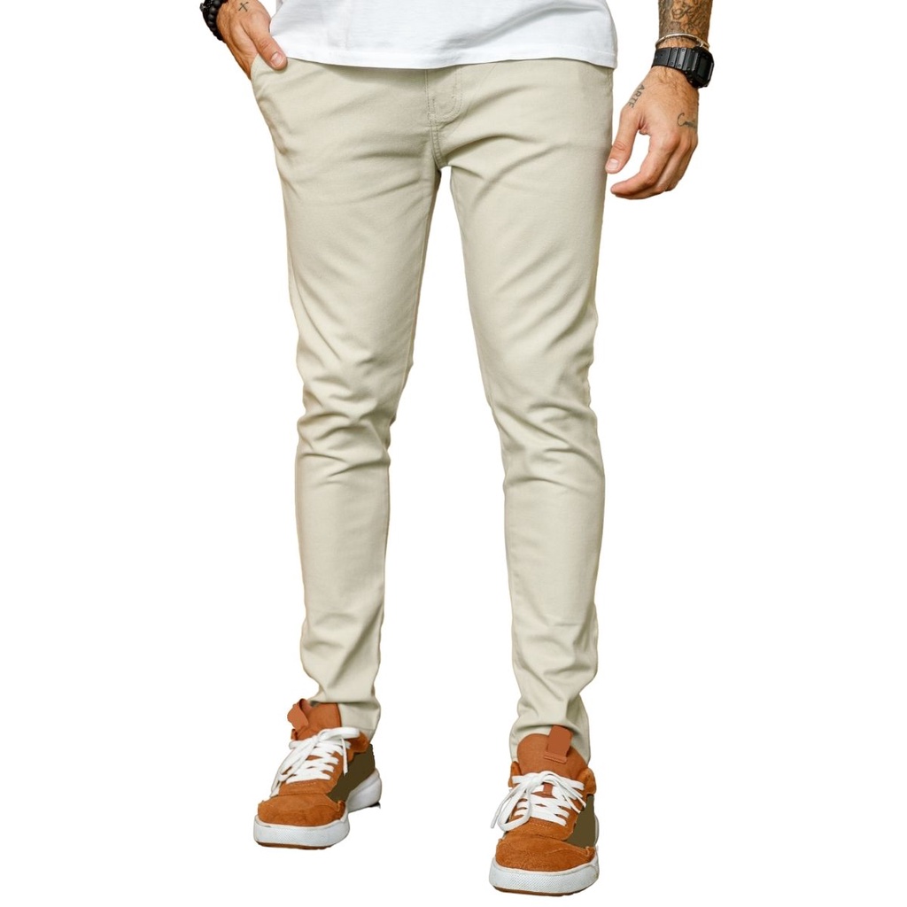 Pantalones chinos skinny fit, Calças de homem