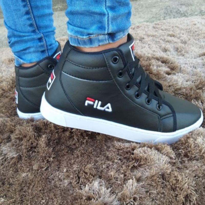 Tenis fila cano outlet alto feminino branco