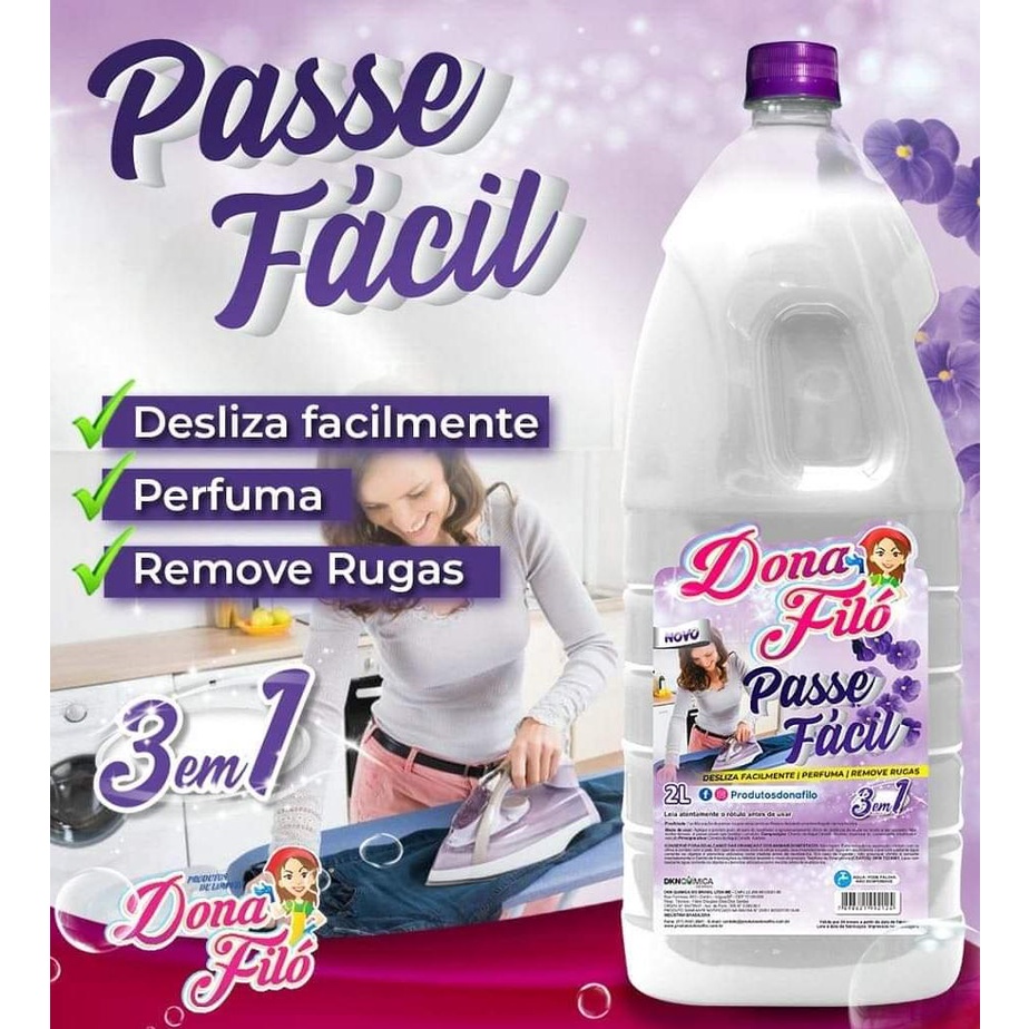 facilitador para passar roupas passe bem facil dona filo 2 litros ...