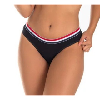 KIT 2 Calcinha Confortável Suplex Com Forro de Algodão Sensual Tanga Lingerie