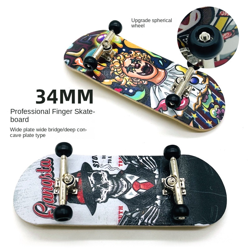 Kit 4 Skate De Dedo Coleção Blind Skateboards 2891 - Sunny