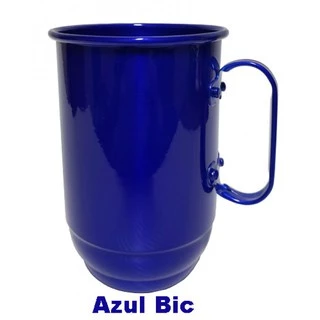 Kit de 25 canecas azul Bike de 500 ml para Silk e Tranfer