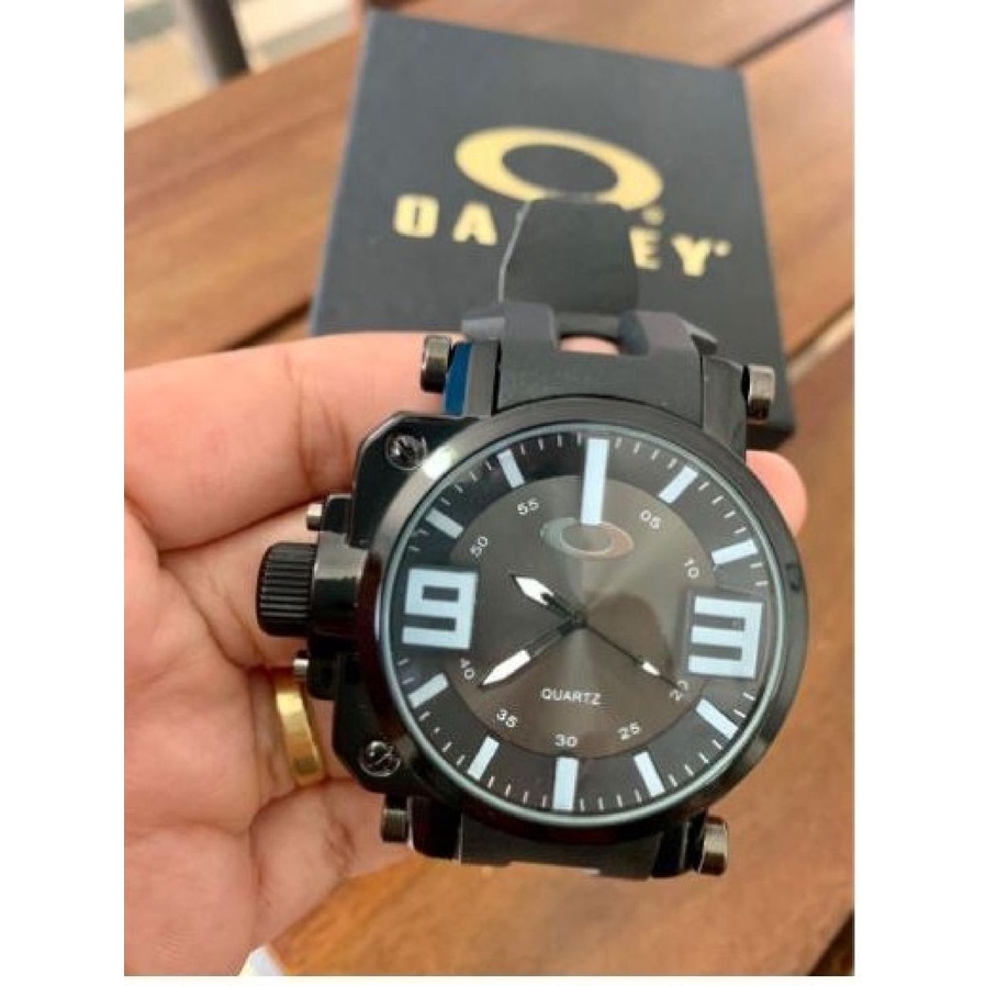Relogio Masculino Oakley Gearbox Titanium Shopee Brasil