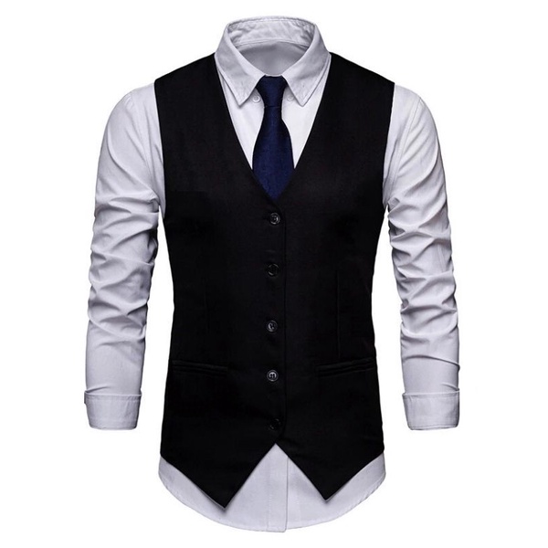 Colete Social Masculino Slim Preto | Shopee Brasil