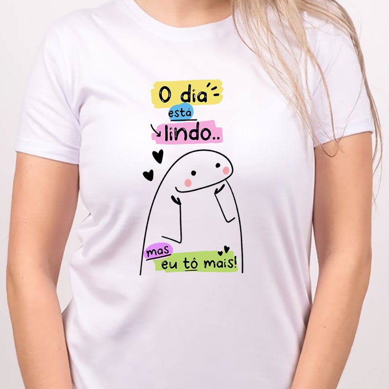 Camiseta JÁ PODE OU TÁ CEDO - Flork Meme Boneco de Palito
