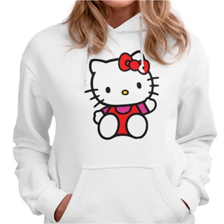 Moletom Fofinho Hello Kitty Blusa de Frio Feminina Desenho Cat