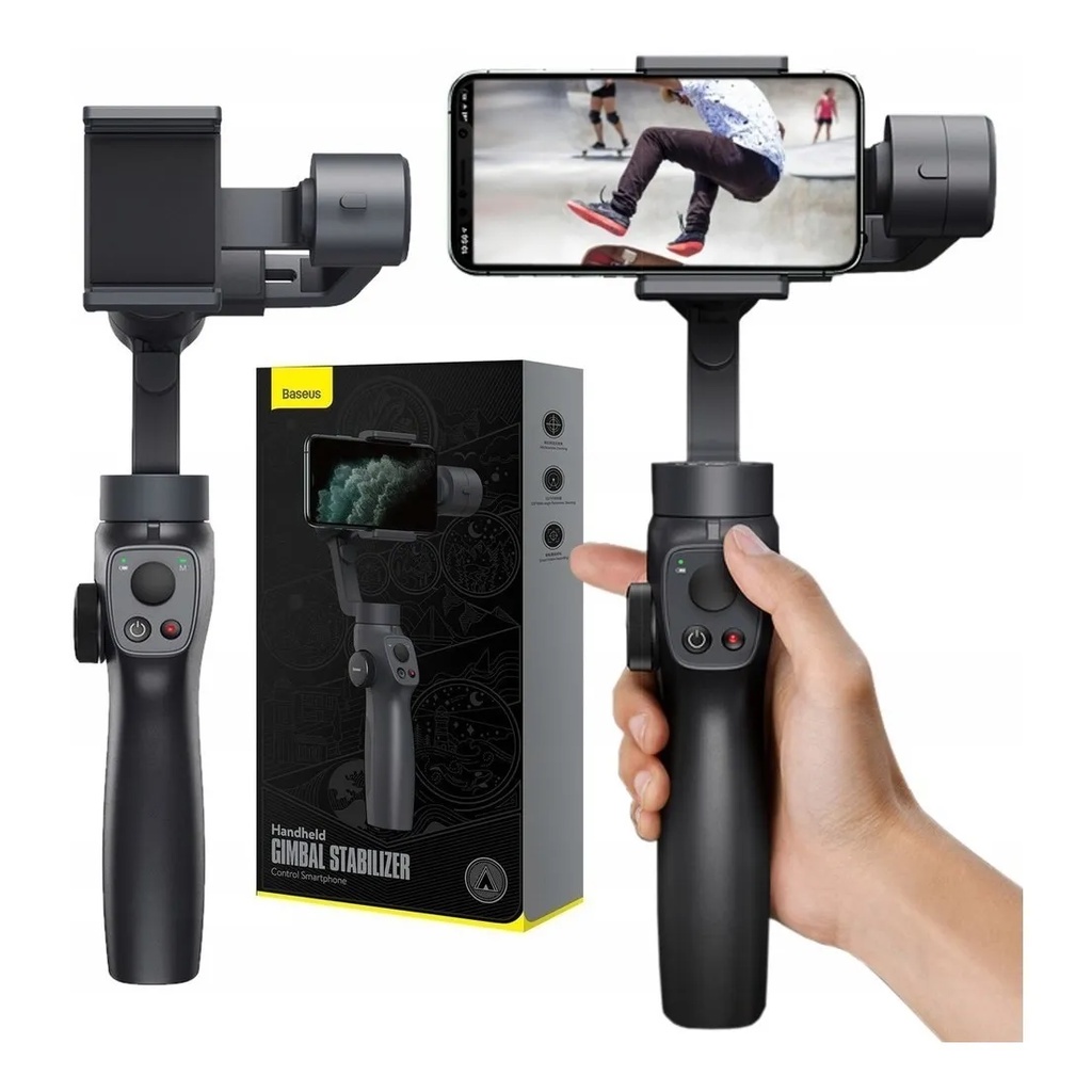 Estabilizador Gimbal 3 eixos Selfie e Vídeo Handheld