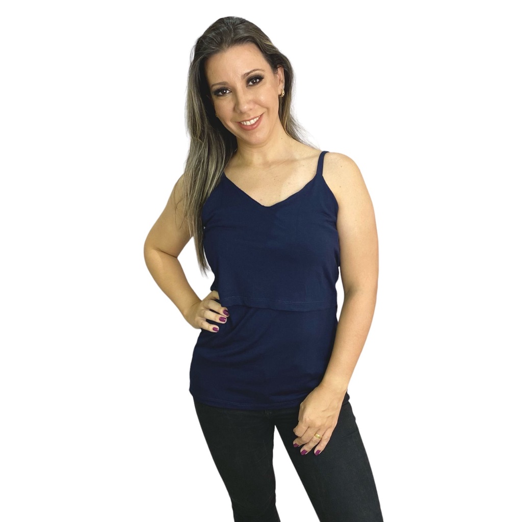 Blusinha best sale para amamentação