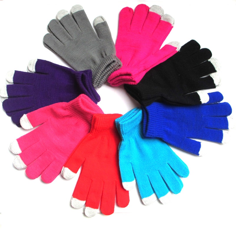 Luva de Lã Touch Screen para Celular e Tablet - Unissex