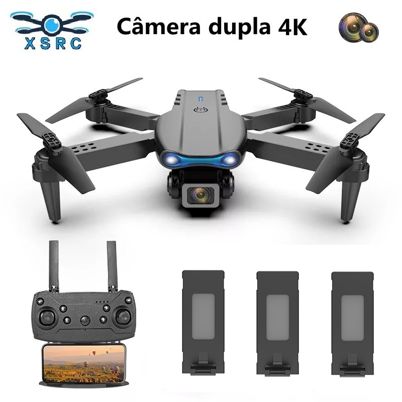 DRONE E99 Pro K3 4k Hd Wideangle Wifi Quadcopter Helicóptero De Brinquedo UAV profissional drones