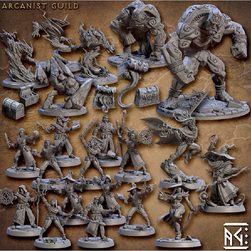 Miniatura para RPG – Coleção Arcanist Guild