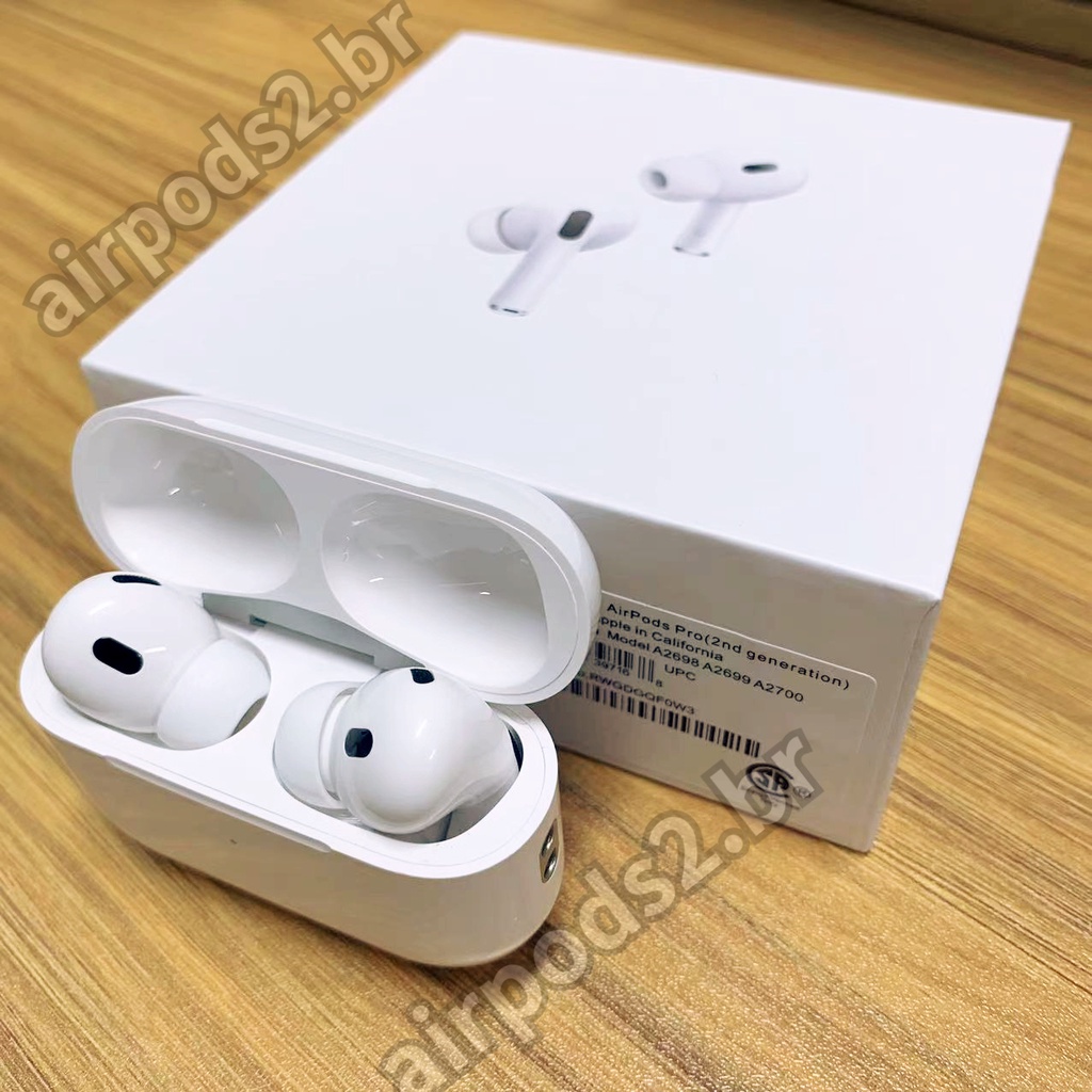 Fone de Ouvido Airpods Pro 2 TWS Fone De Ouvido Estéreo Esportivo Sem Fio Para Maçã-Bluetooth Para Xiaomi Airs