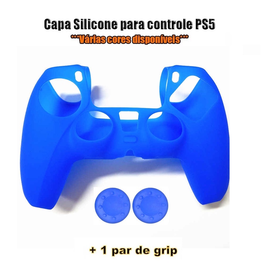 Capa Proteção Silicone 3 Cores Playstation5 Controle Ps5 Camuflada