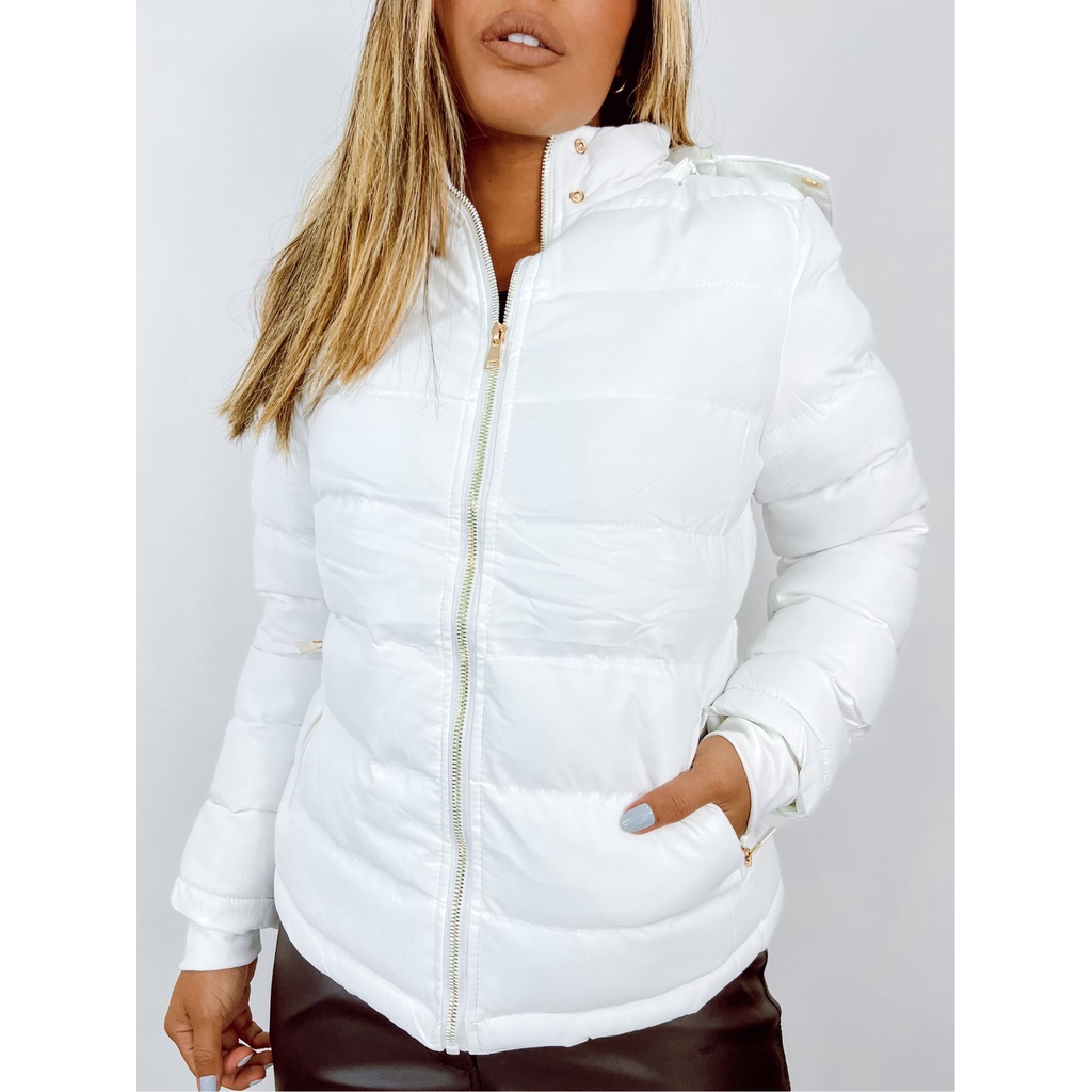 Casaco de shops nylon feminino branco