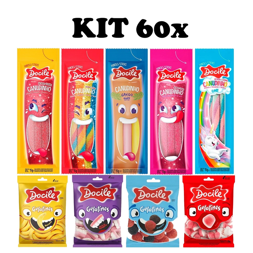 Kit Com 60 Pacotes Bala Fini Sabores Variados Shopee Brasil 7804