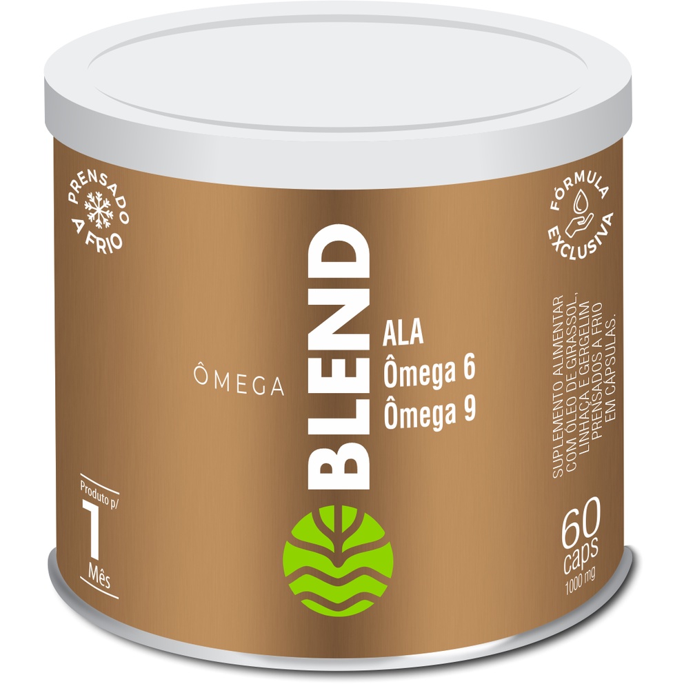 Ômega Blend Vital Âtman 60 Cápsulas - Ômega 3, 6 e 9