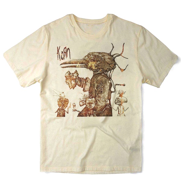 Camiseta Algodao Korn Untitled Album Unissex