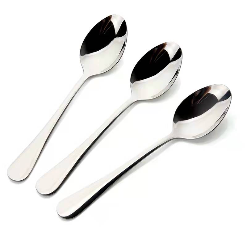 Kit C/12 Colher De Sobremesa Aço Inoxidável Cozinha Aparelho Restaurante Bufffet Faqueiro
