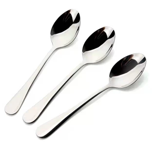 Kit C/12 Colher De Sobremesa Aço Inoxidável Cozinha Aparelho Restaurante Bufffet Faqueiro