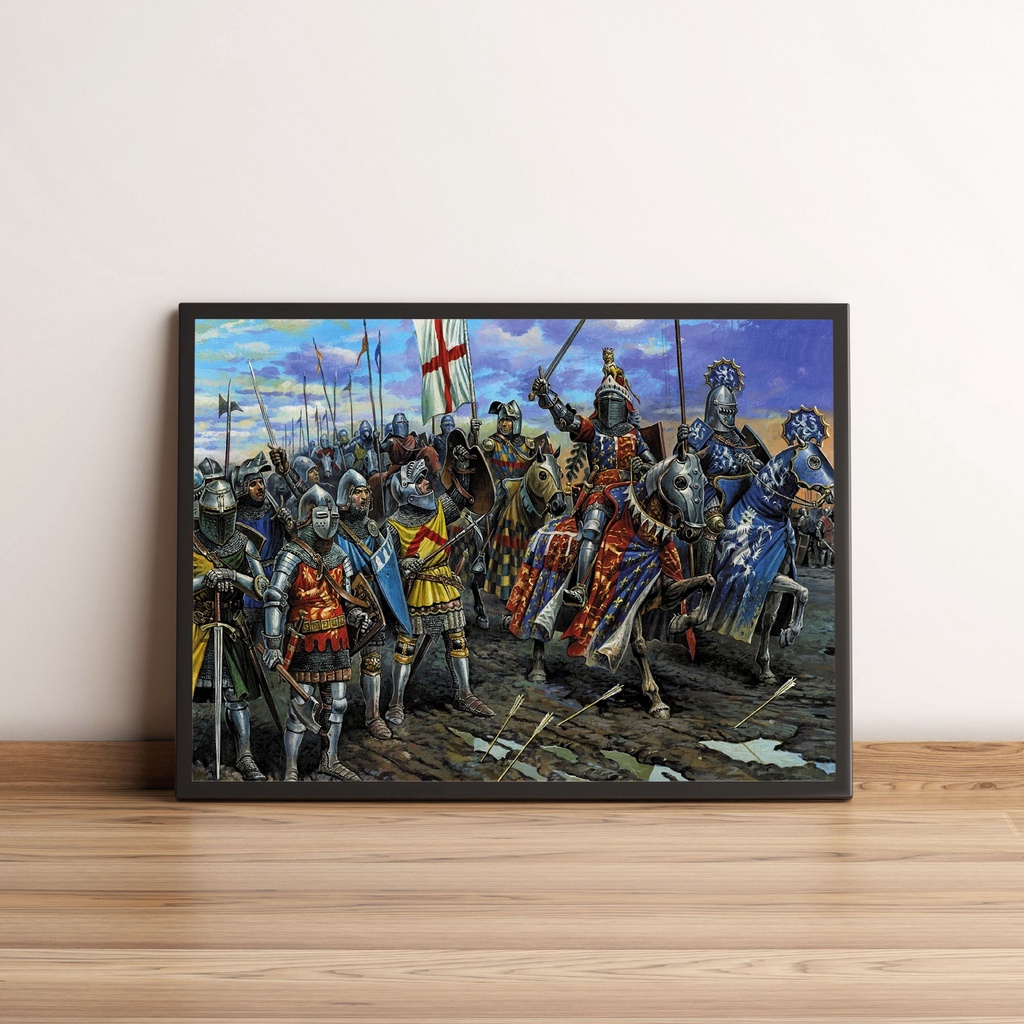 quadro soldados medievais 1146