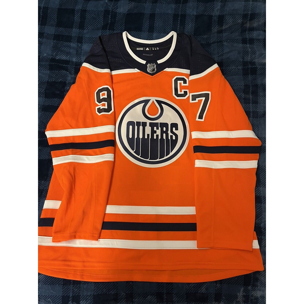 Camiseta Edmonton Oilers 2023NHL Jersey Connor McDavid 97 Camisa De Hóquei