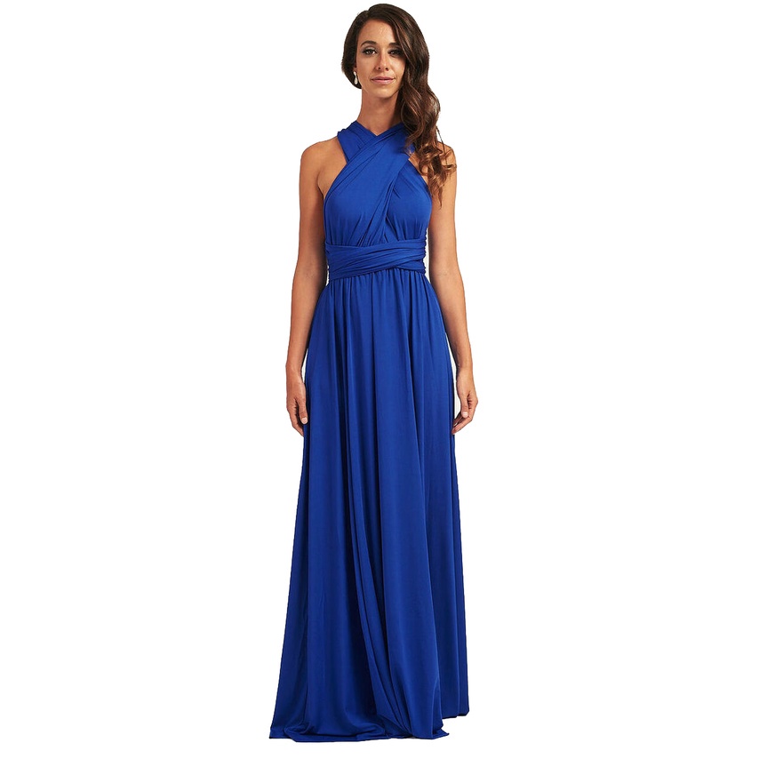 Vestido multiformas best sale azul royal