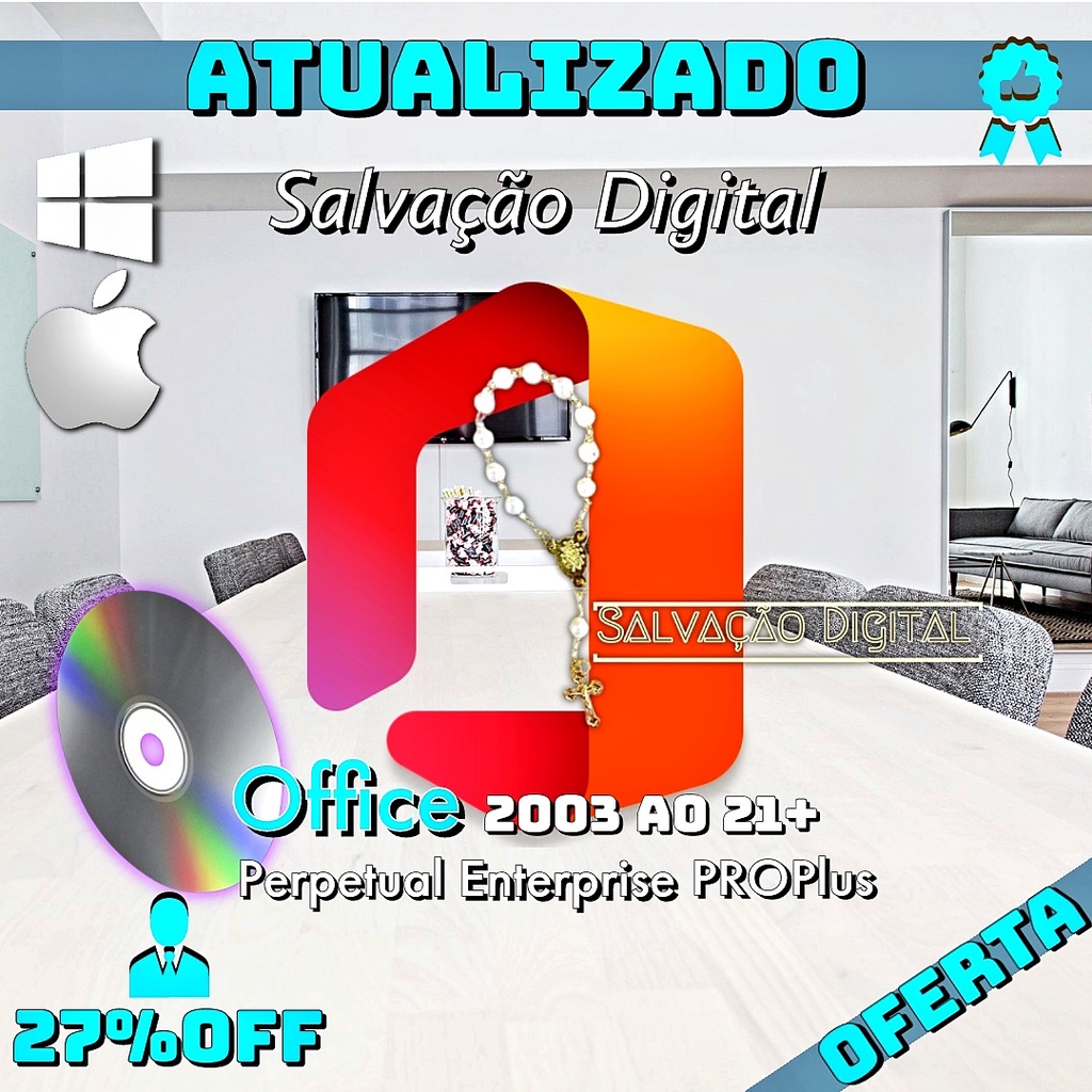 Office Selecione Versões 2021 (à) 2003 Microsoft Licença
