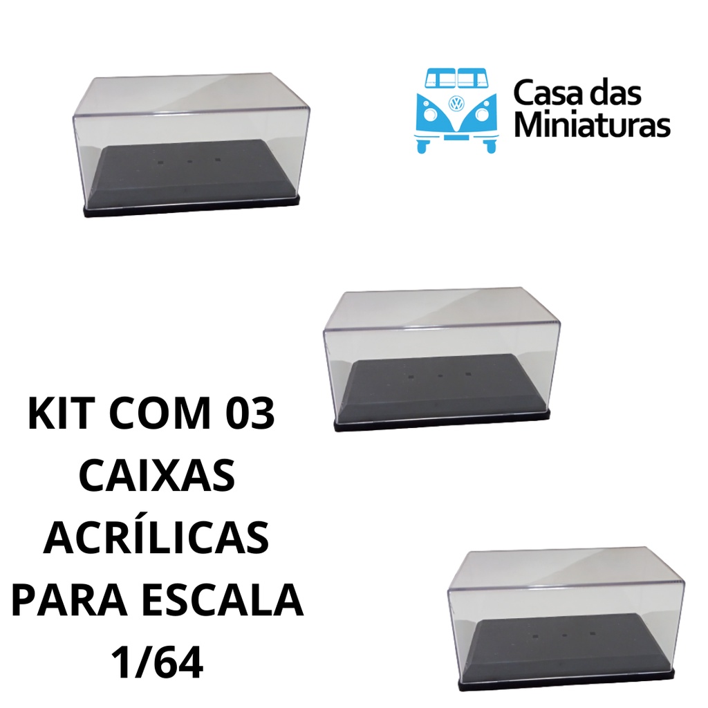 Caixa Acrilica Kit Com Unidades Ideal Para Miniaturas Hot Wheels Escala Shopee Brasil