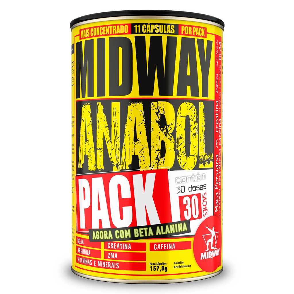 ANABOL PACK 30 SACHÊS SEM SABOR ( Com BETA ALANINA)
